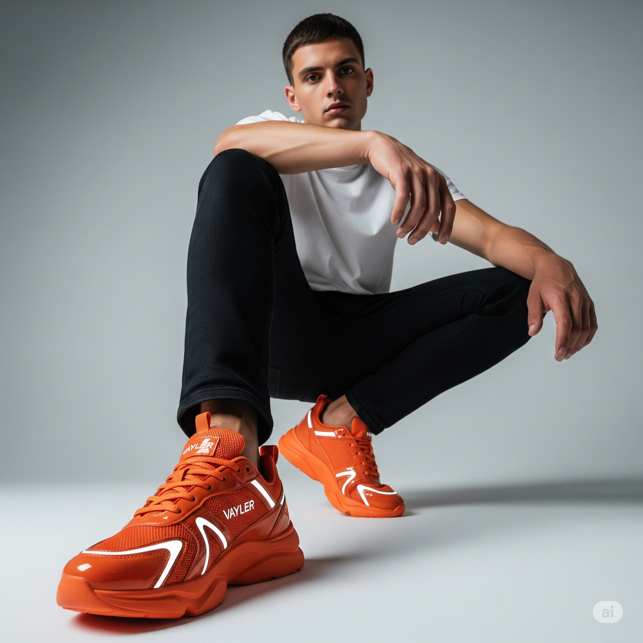 Sneaker Vayler Ethan portée