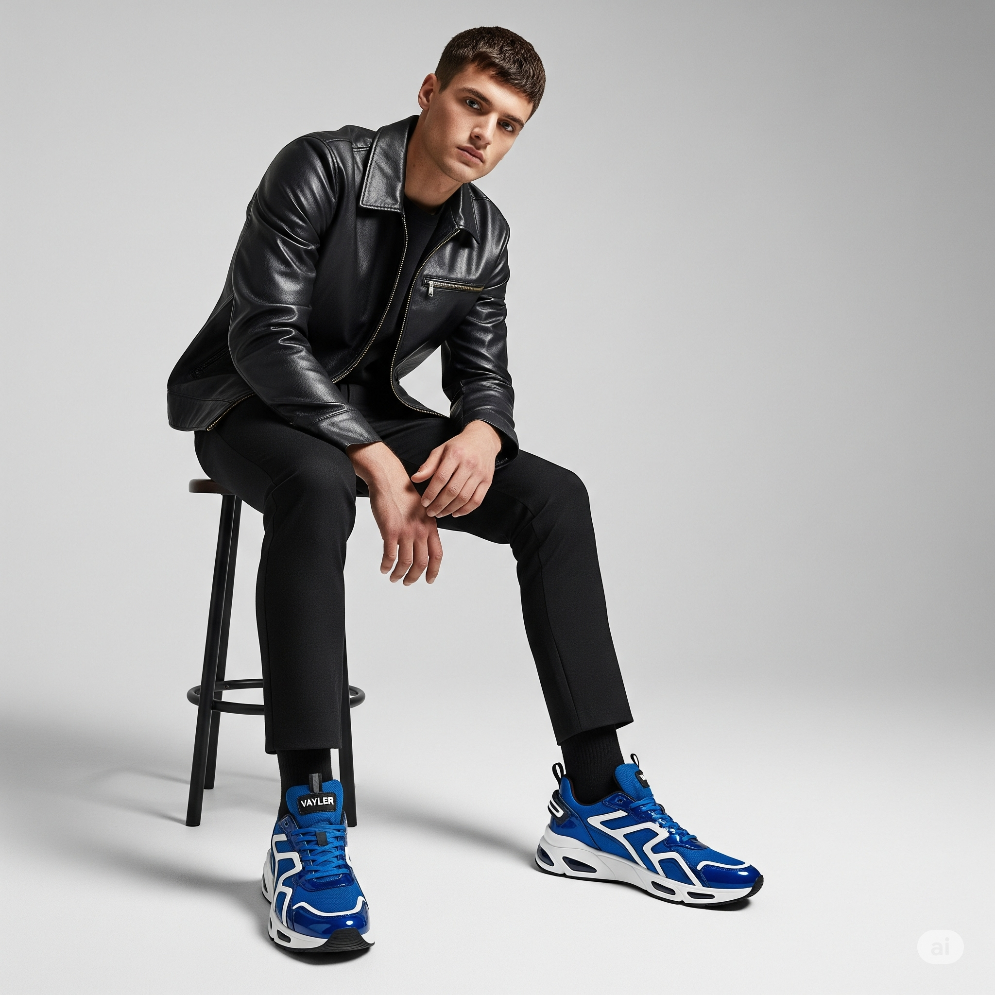 Sneaker Vayler Saphyr portée